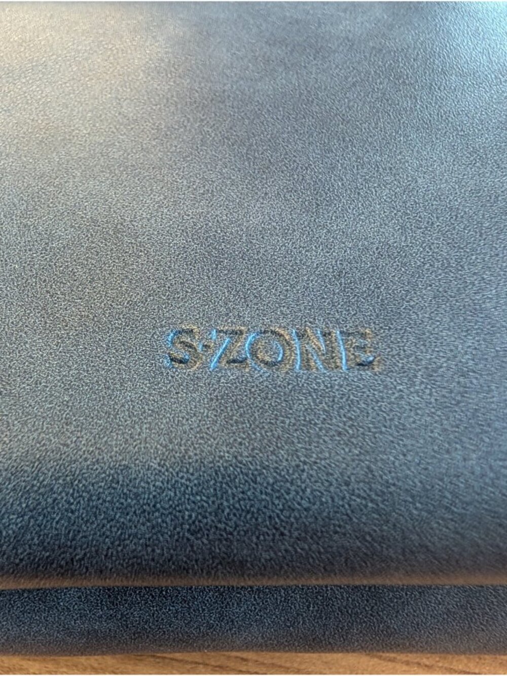 S-Zone Purse Wallet Double Zip Crossbody Blue NWOT with Bag - Picture 2 of 9
